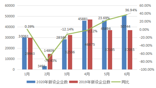 2020年上半年河南省市场主体发展分析报告