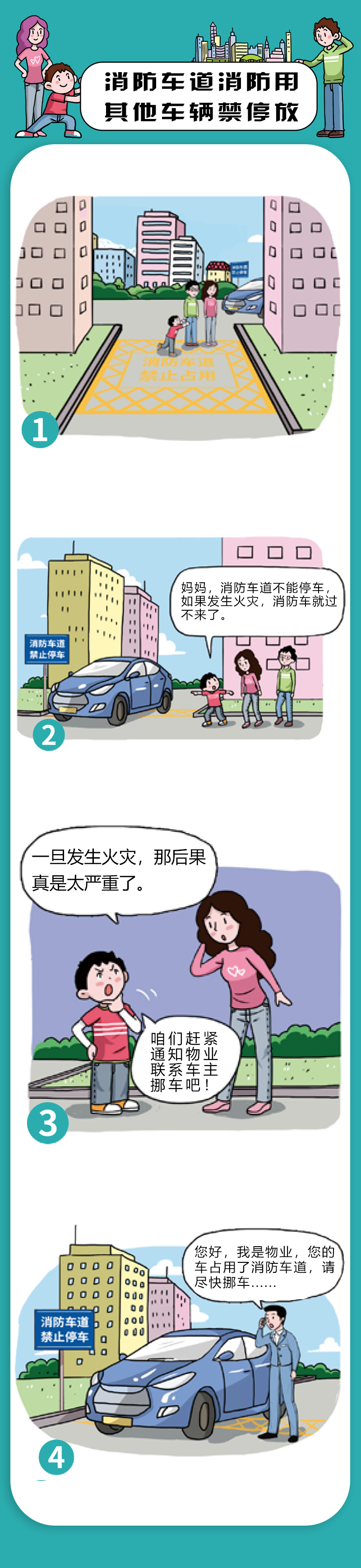 居民家庭消防安全知识漫画（十八）