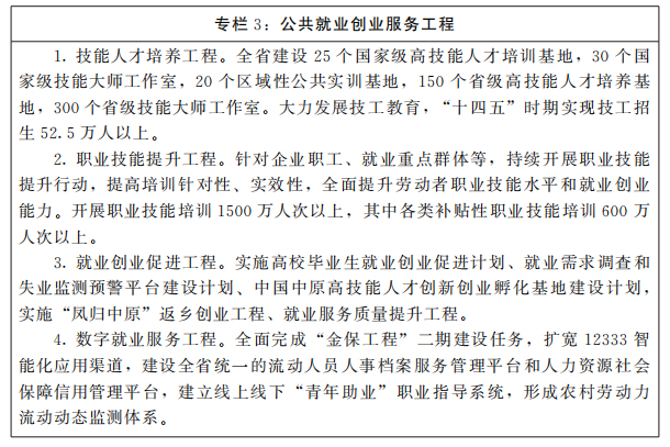 河南省人民政府关于印发河南省“十四五”公共服务和社会保障规划的通知