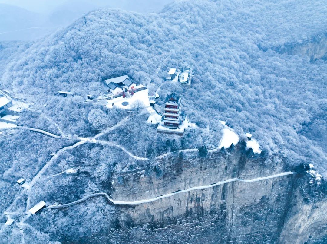 行走河南·读懂中国 | 雪后云台山惊现雾凇奇景