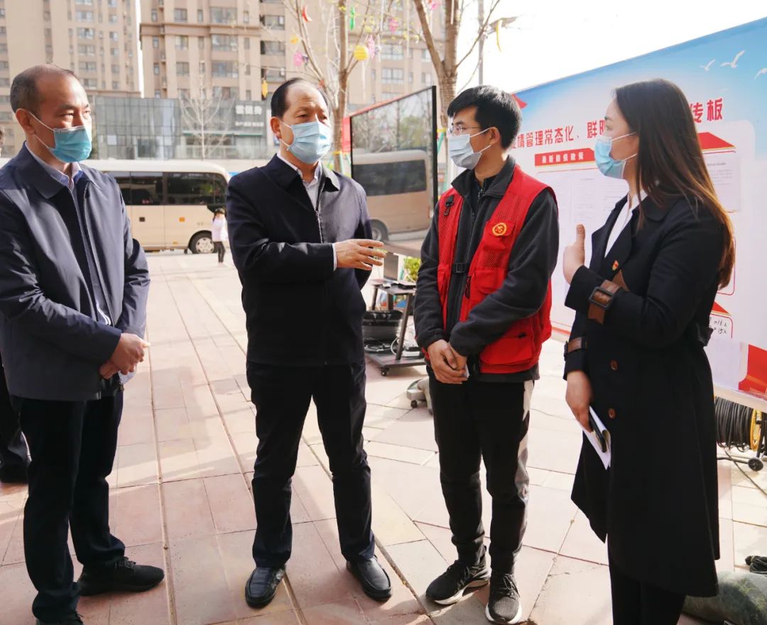 安伟调研检查疫情防控工作