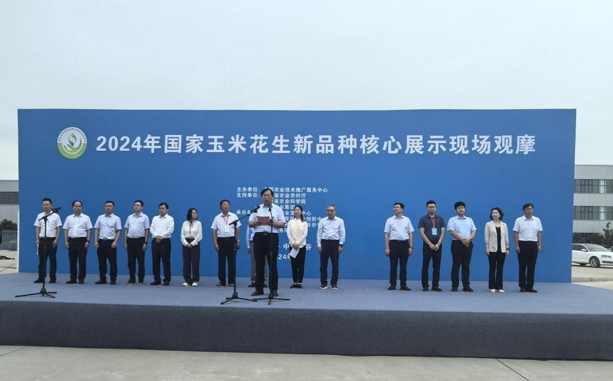 2024年國家玉米花生新品種核心展示示范觀摩會在中原農(nóng)谷成功舉辦