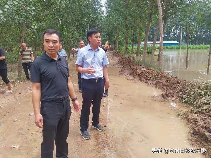赵耕调研农业受灾情况