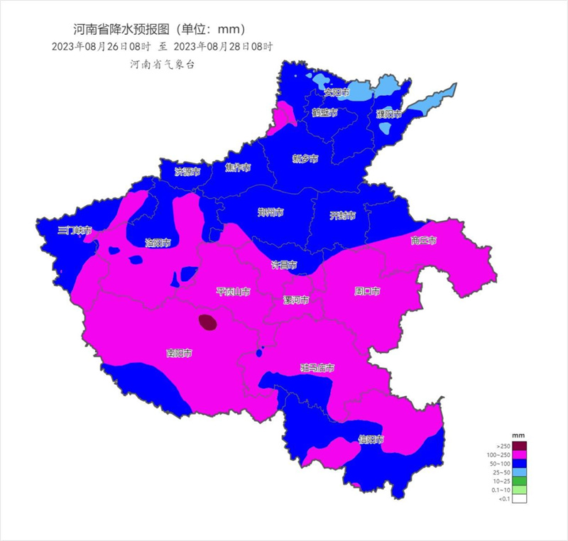 本周末黄河以南暴雨、大暴雨来袭，注意防范！