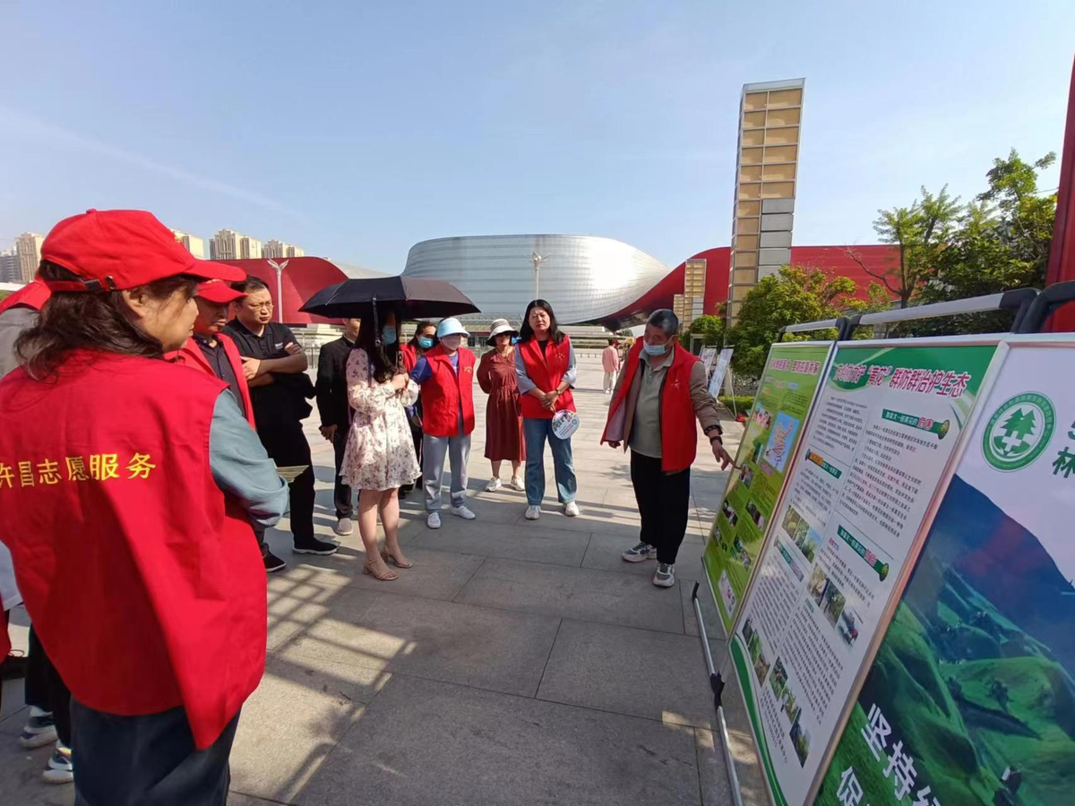 许昌市林业和花木园艺发展中心开展防灾减灾日宣传活动