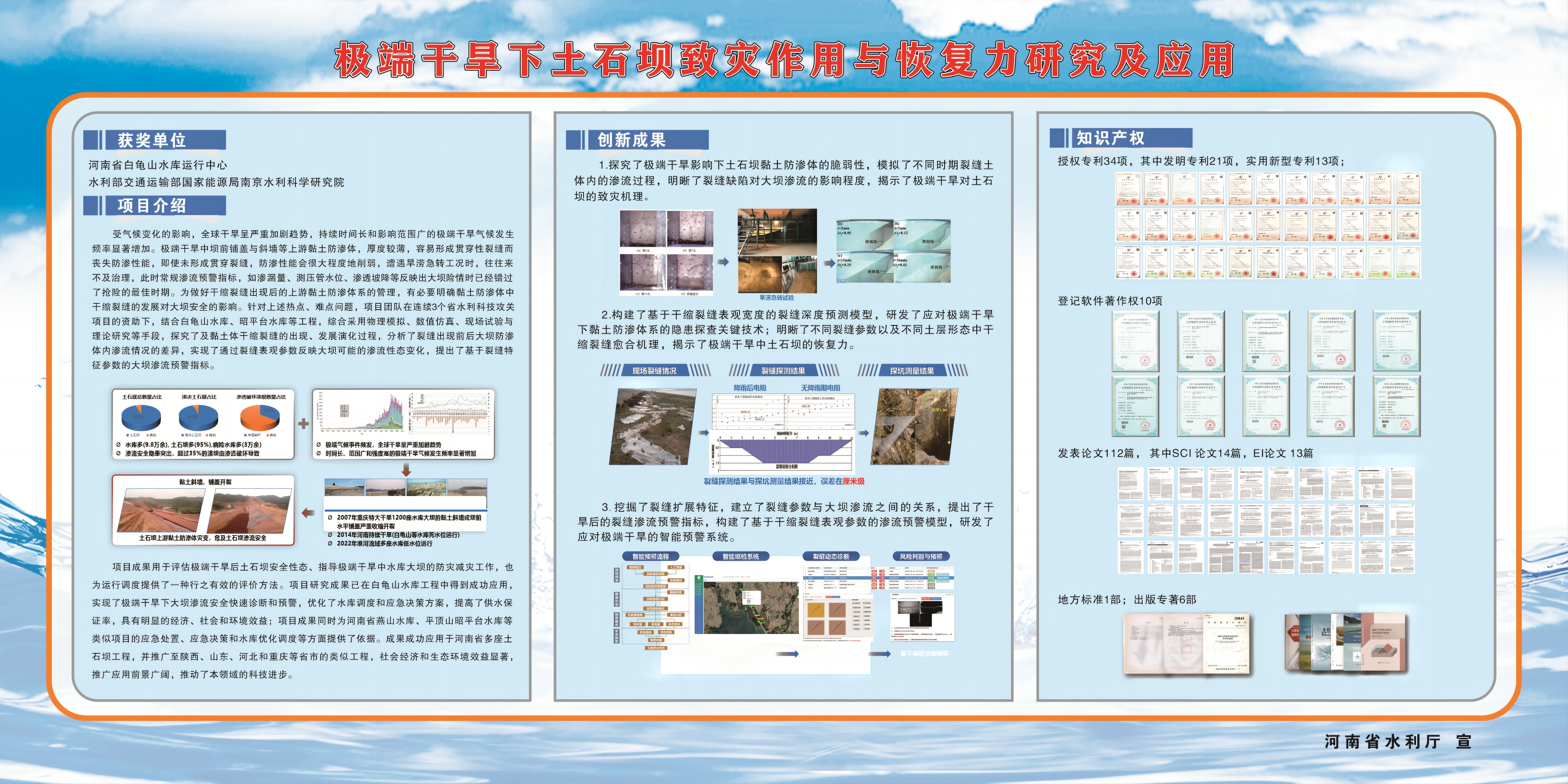 极端干旱下土石坝致灾作用与恢复力研究及应用