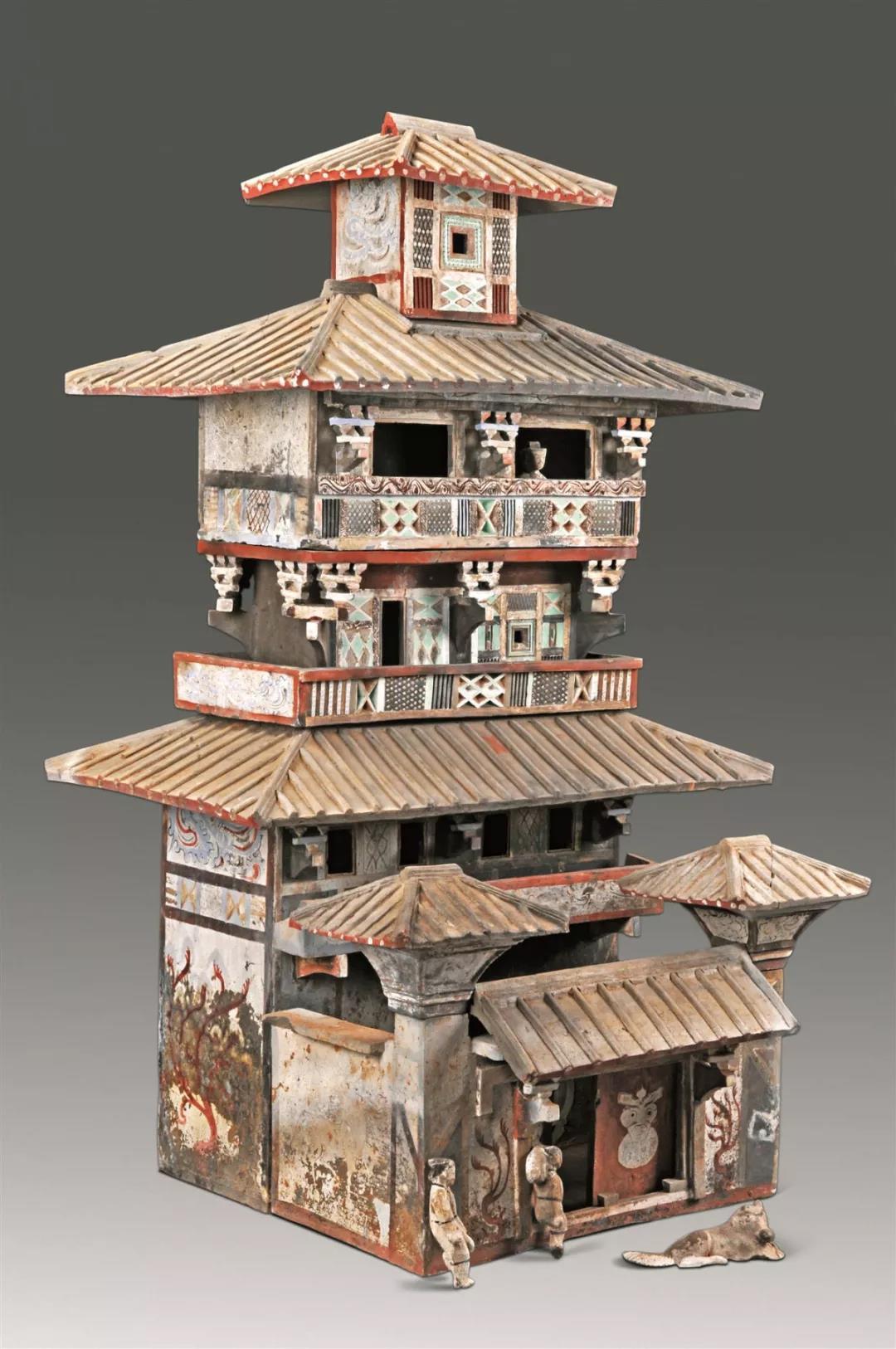 焦作市博物馆汉五层彩绘陶仓楼即将亮相亚洲文明联展