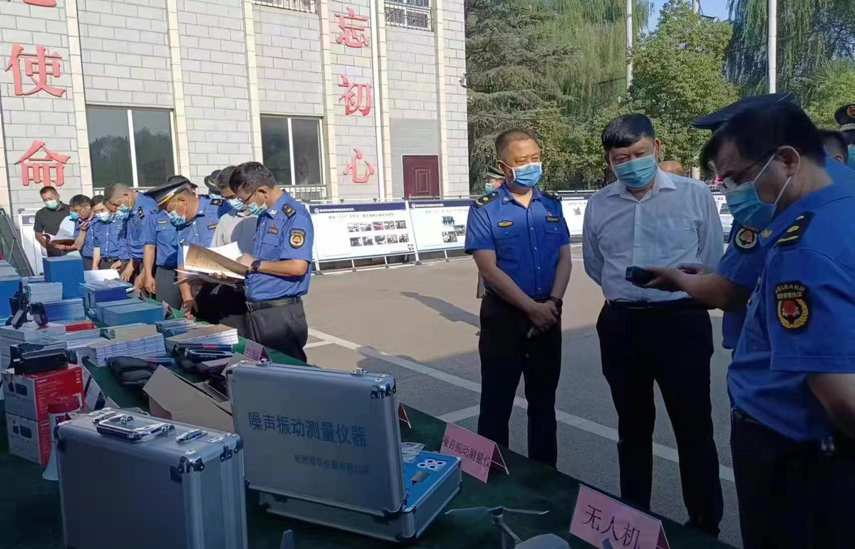 河南省城市管理执法正规化建设<br>现场观摩会在漯河召开