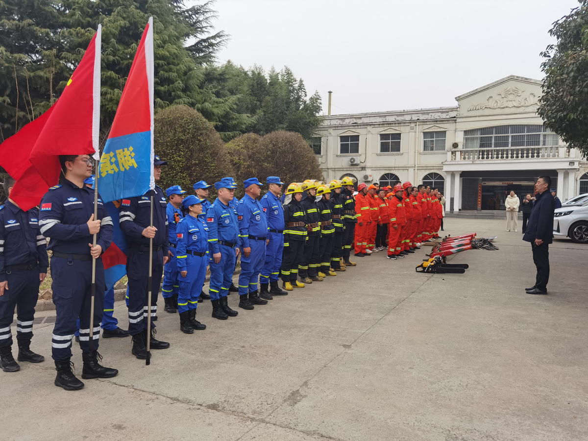 三门峡市应急救援队伍开展一小时快速拉动演练