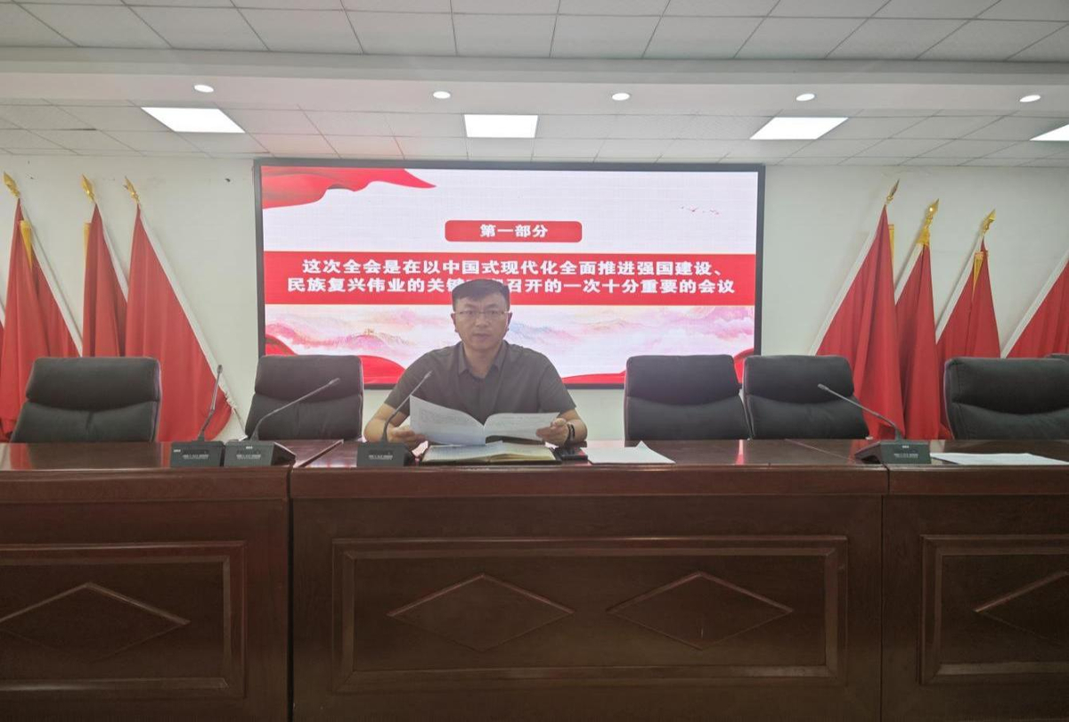 张庄办事处开展党的二十届三中全会精神宣讲