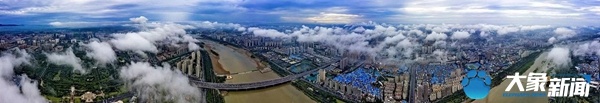 【行走河南·读懂中国】洛城雨后现“流云飞瀑” 宛若“天空之城”