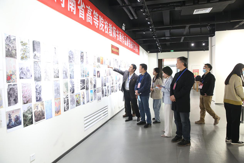 庆祝中国共产党成立100周年河南省高等院校教师书画作品展评审工作完成