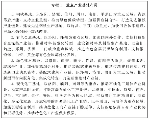 河南省人民政府關(guān)于印發(fā)河南省“十四五”制造業(yè)高質(zhì)量發(fā)展規(guī)劃和現(xiàn)代服務(wù)業(yè)發(fā)展規(guī)劃的通知