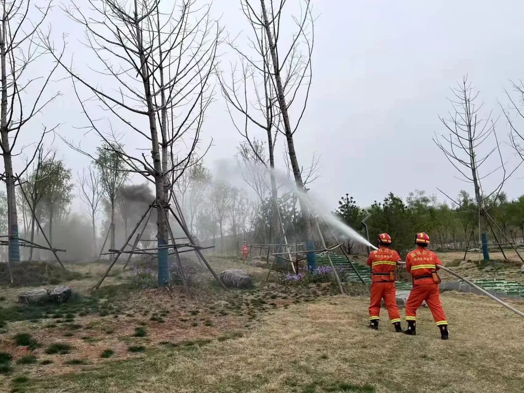 省林业局举办“线上+线下”森林火灾应急处置演练