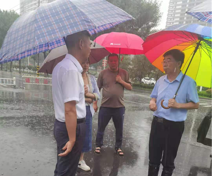 厅执法监督处赴新乡、鹤壁2市扎实开展防汛排涝一线指导工作