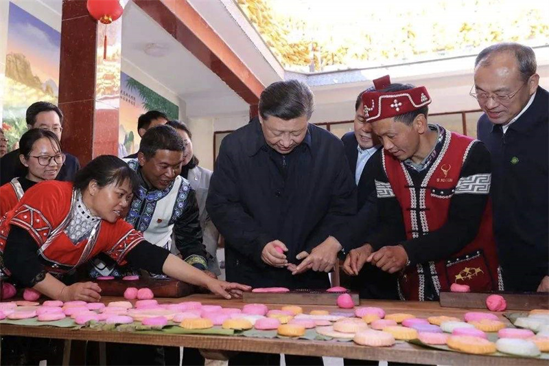 “跟着总书记一起过大年”