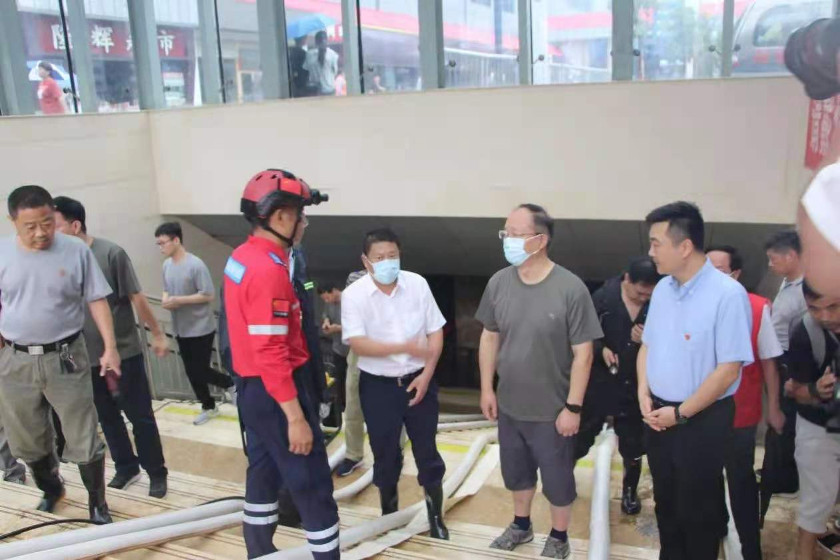 践行人民防空为人民使命任务——省人防办党组在一线指挥抗灾应急支援
