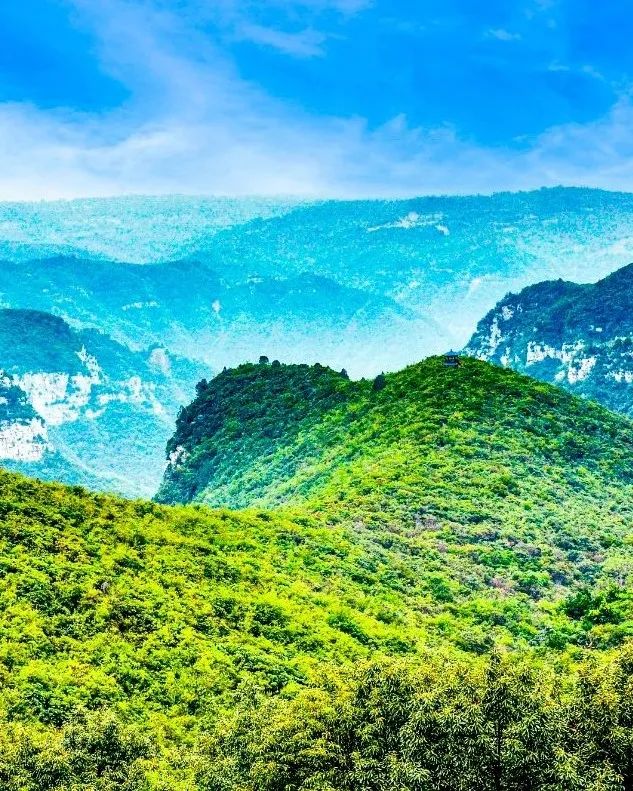 大美河南青天河九月初秋目之所及皆可入诗