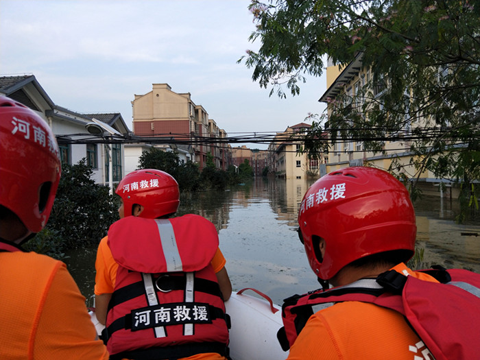 安徽庐江救灾，河南省应急救援协会在行动