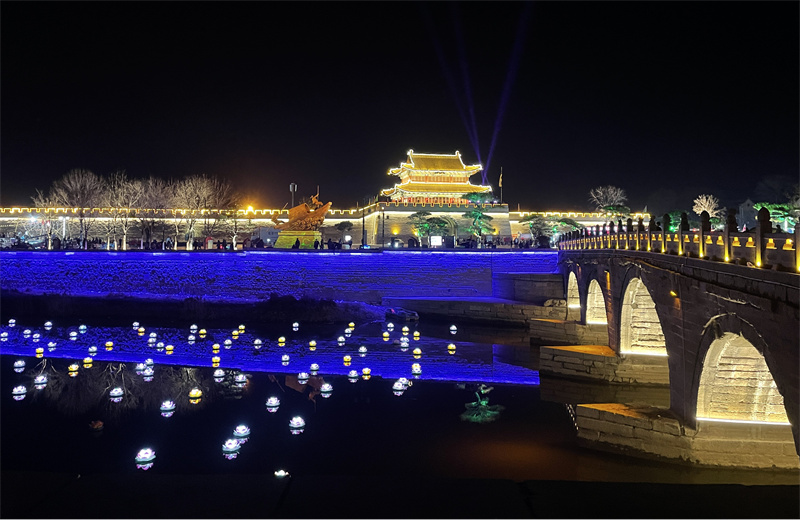 河南省国家级夜间文化和旅游消费集聚区掠影④｜浚县古城夜市喧 “烟火”沸腾新魅力