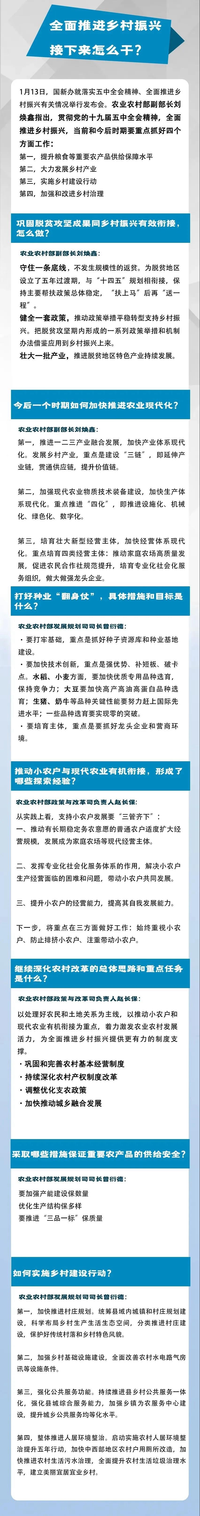 全面推进乡村振兴，接下来怎么干