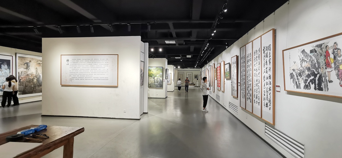 高校美术专业教师书画作品展