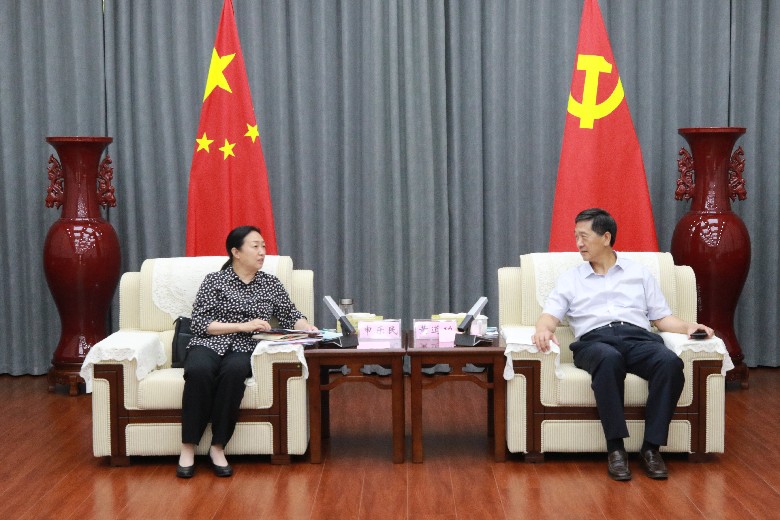 省粮食和储备局党组书记、局长黄道功会见安阳市副市长申乐民