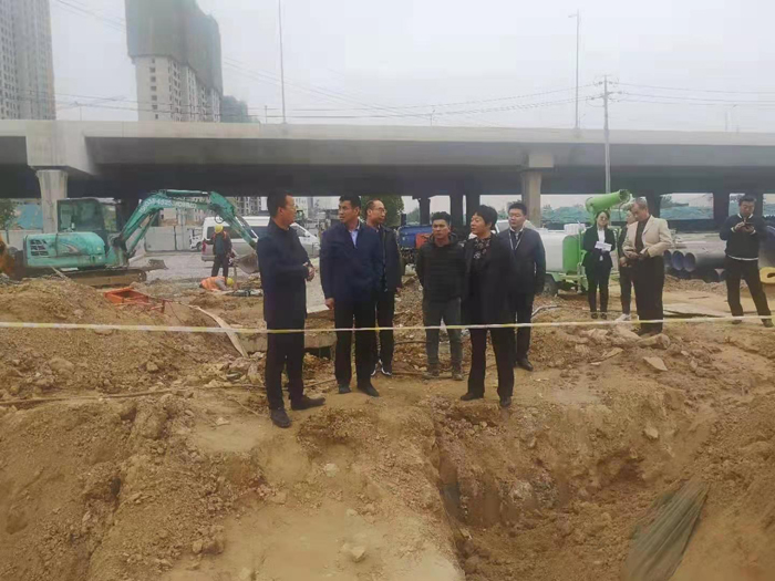 郑州市二七区常务副区长李雅带队暗查暗访建设项目安全