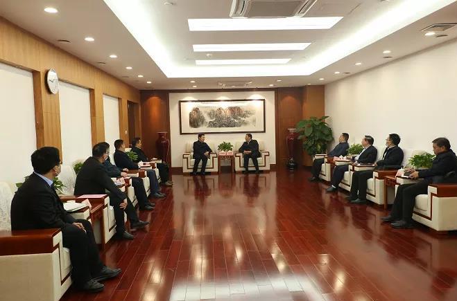 张建慧会见鹤壁市委书记马富国、市长郭浩一行