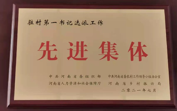 新乡市审计局组织人事科荣获省驻村第一书记选派工作先进集体