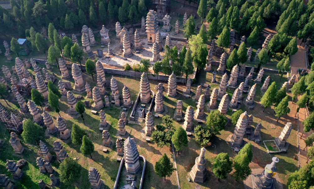 【行走河南·读懂中国】天空之眼瞰登封“天地之中”历史建筑群