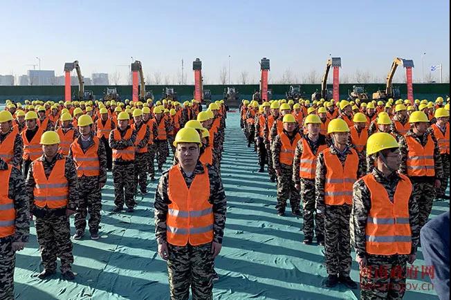开工！2021年全省重点项目集中开工 尹弘下达开工令