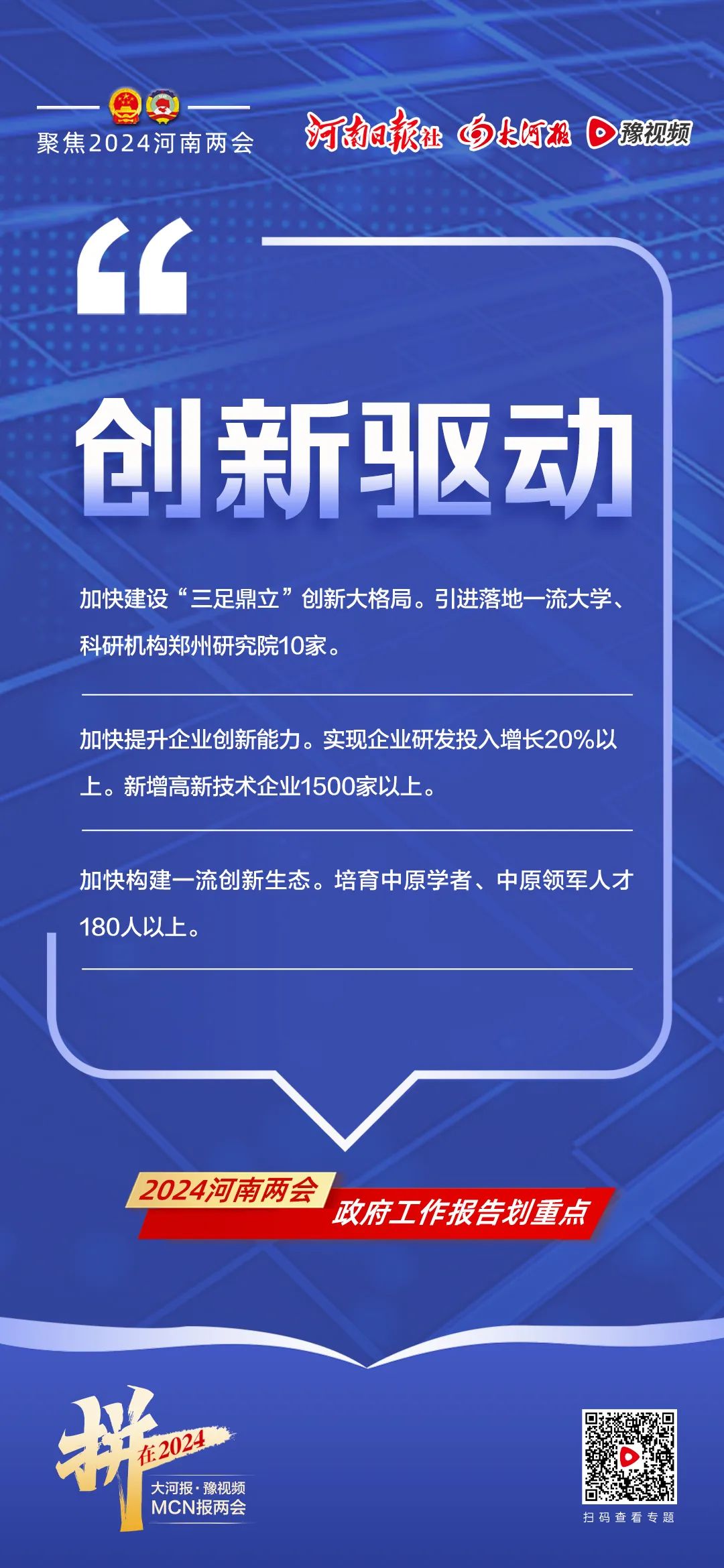 重点来了！2024年河南省政府工作报告