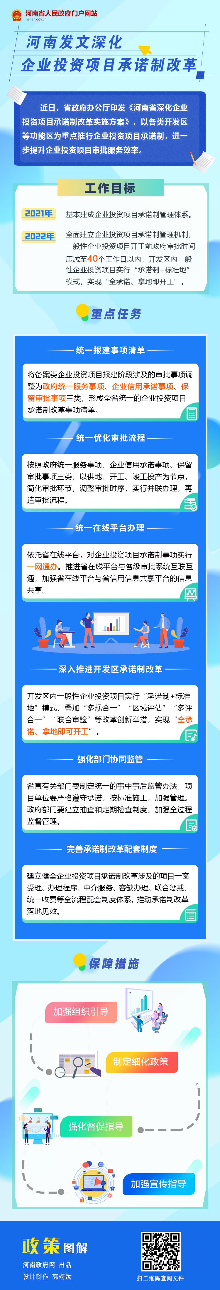 全承诺、拿地即开工！河南发文深化企业投资项目承诺制改革