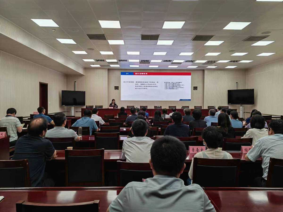省统计局组织开展全省统计法治视频培训