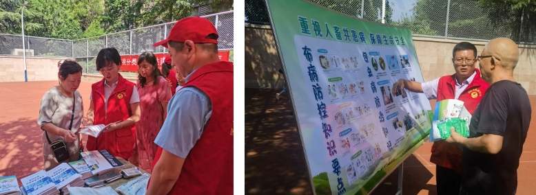 省疫控中心到社区开展“服务于心 便民于行”志愿服务活动