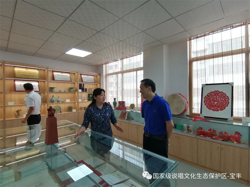 省非遗保护和智慧化中心主任李全民一行调研宝丰弘扬说唱文化等工作 省非遗保护和智慧化中心主任李全民一行调研宝丰弘扬说唱文化等工作