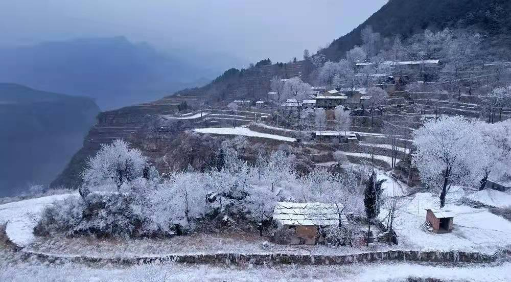 【行走河南·读懂中国】林州:太行雪景美如画似仙境