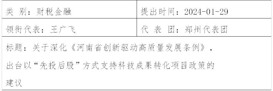 河南省第十四届人民代表大会第二次会议第796号建议及答复