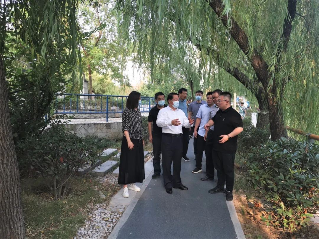 王仲田到郑州市金水区调研小微水环境治理工作