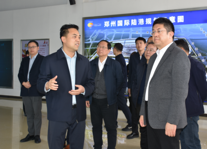 安徽省副省长单向前一行到中豫港务集团调研