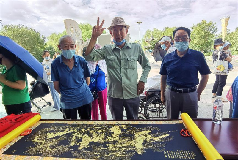 河南省文化和旅游厅举办“喜迎二十大 豫哈情文化行”非遗交流活动