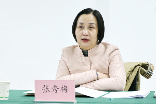 厅党组成员张秀梅出席专题民主生活会肖玉柱,刘晓霞同志出席会议.