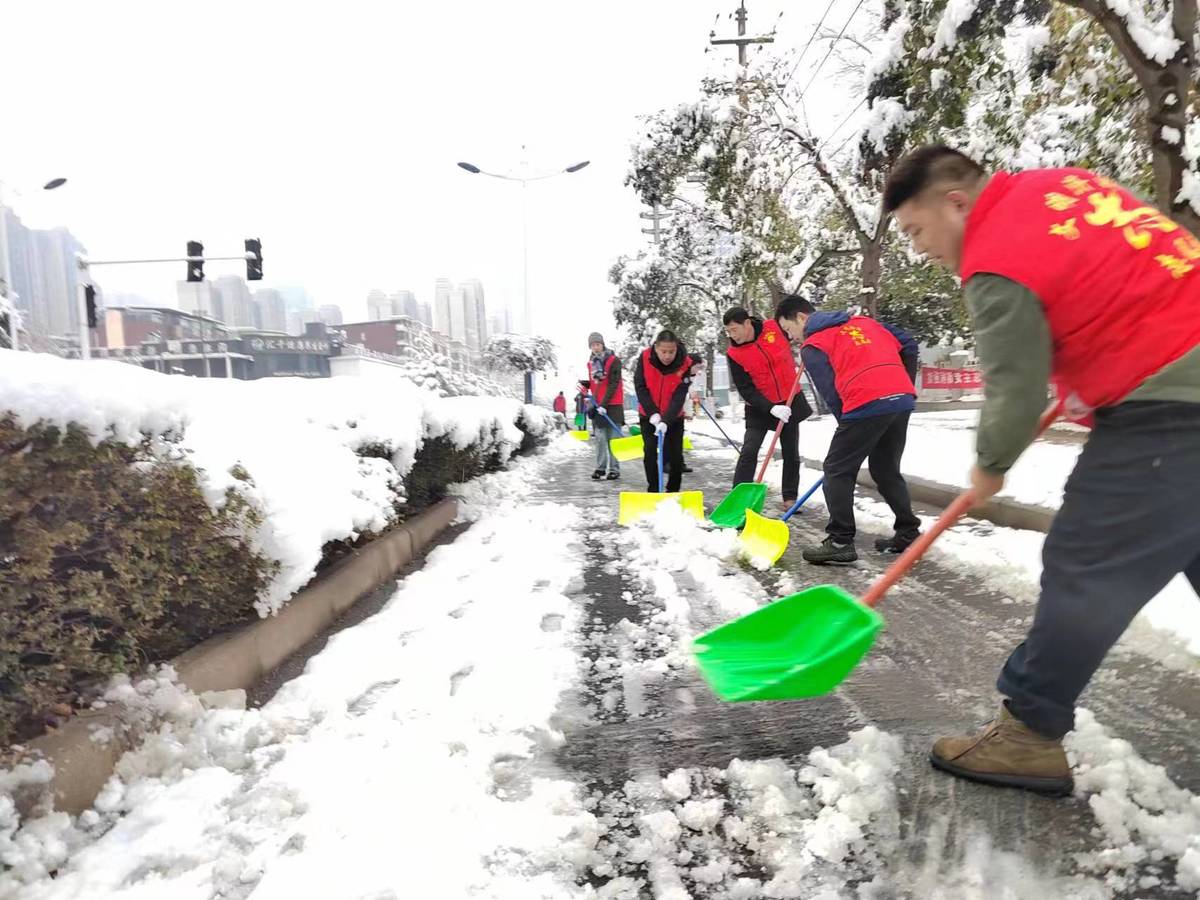 济源审计:不畏严寒除积雪 清雪开路暖民心