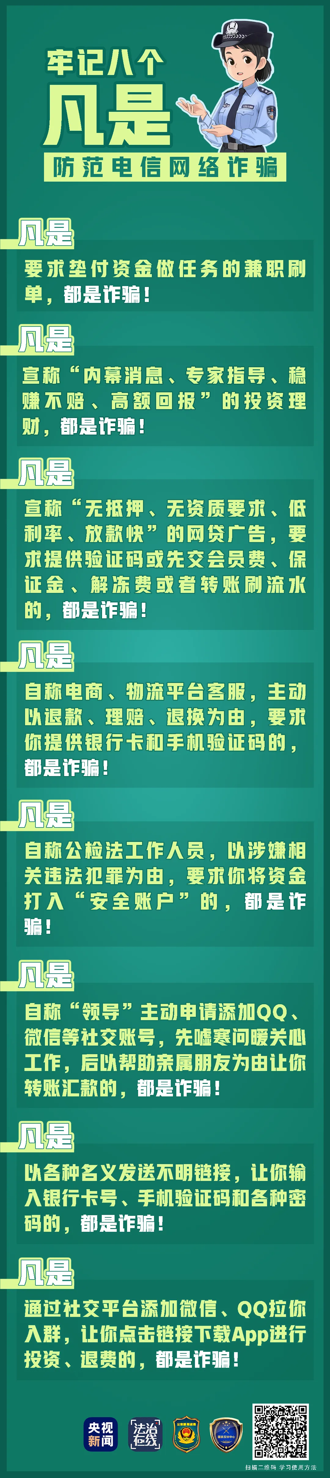 【起底电诈】最全“防诈秘籍”来了！收好这四图