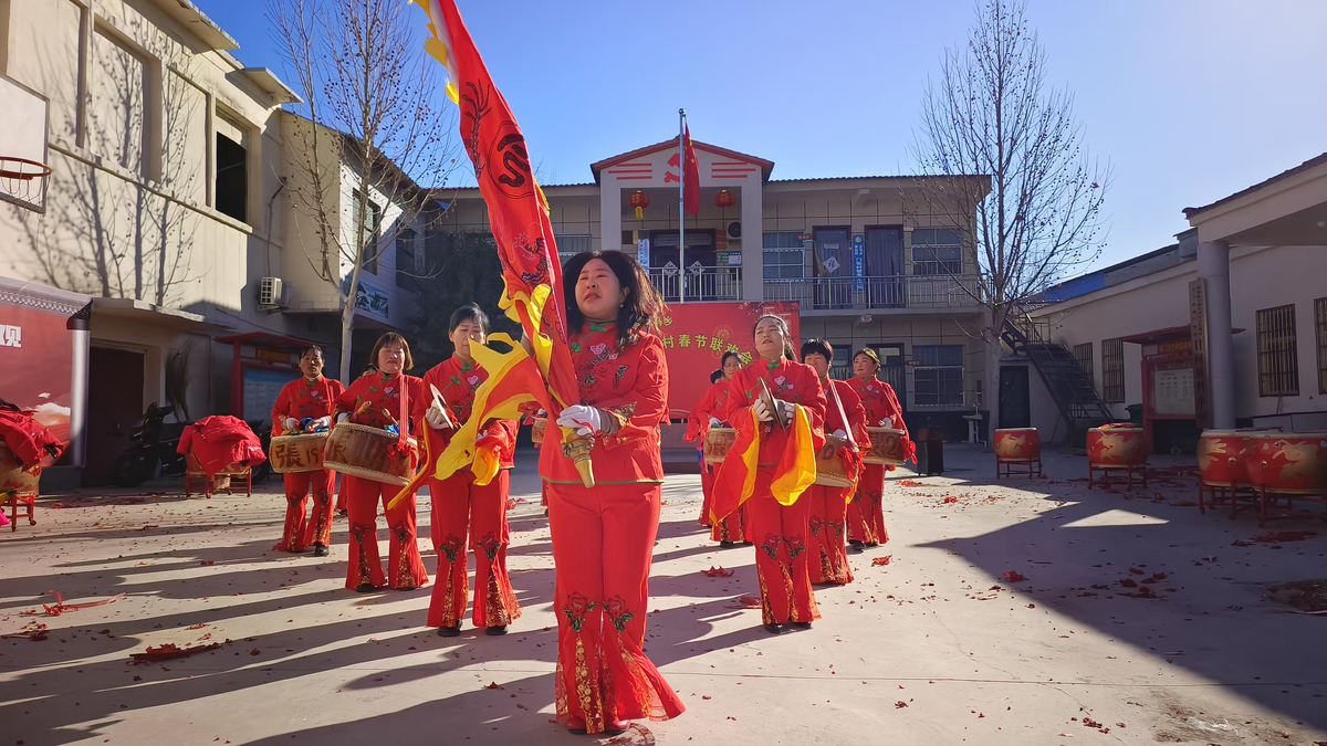 大马乡栗门张村：跨年联欢 喜迎新年