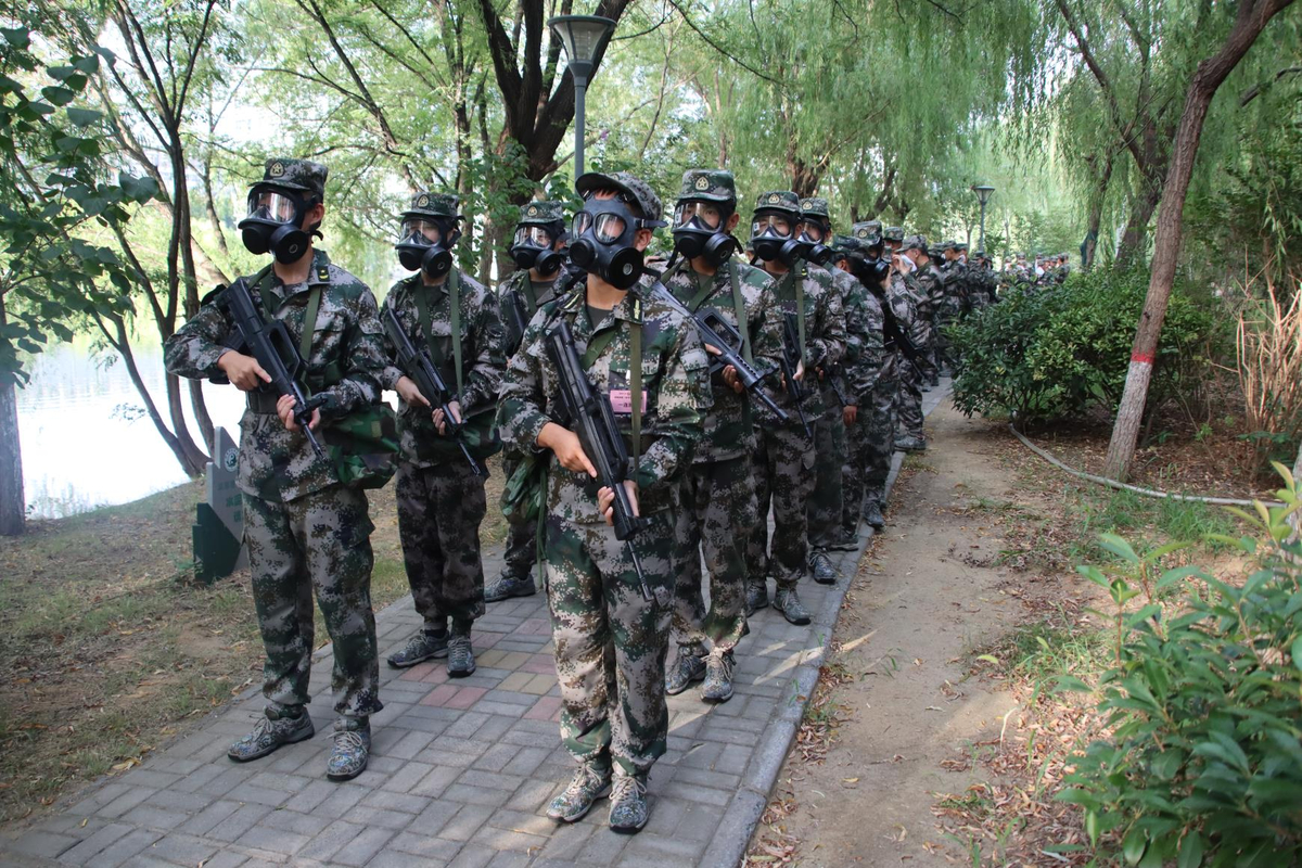 河南省第三屆學生軍事訓練營閉幕