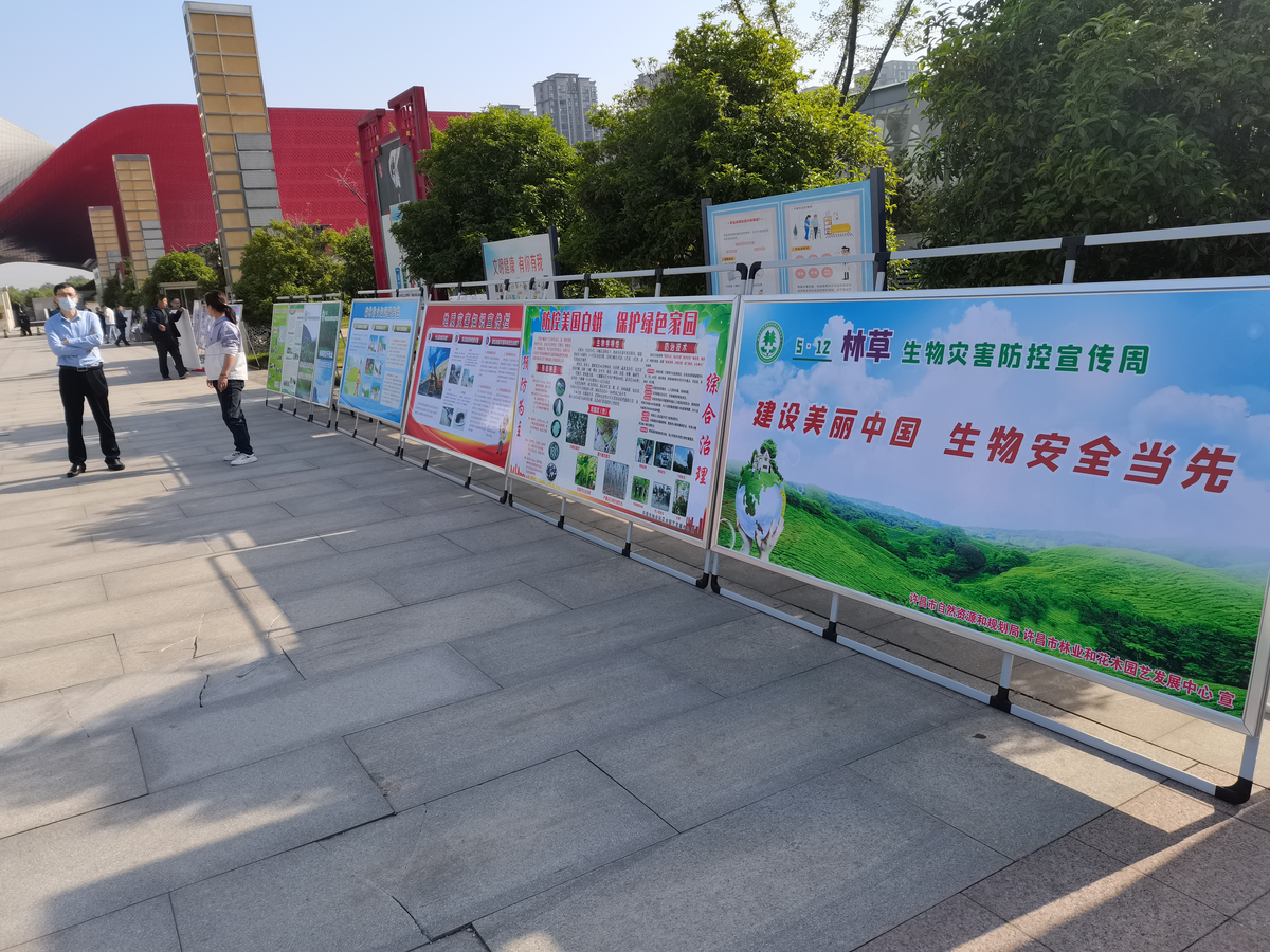 许昌市林业和花木园艺发展中心开展防灾减灾日宣传活动