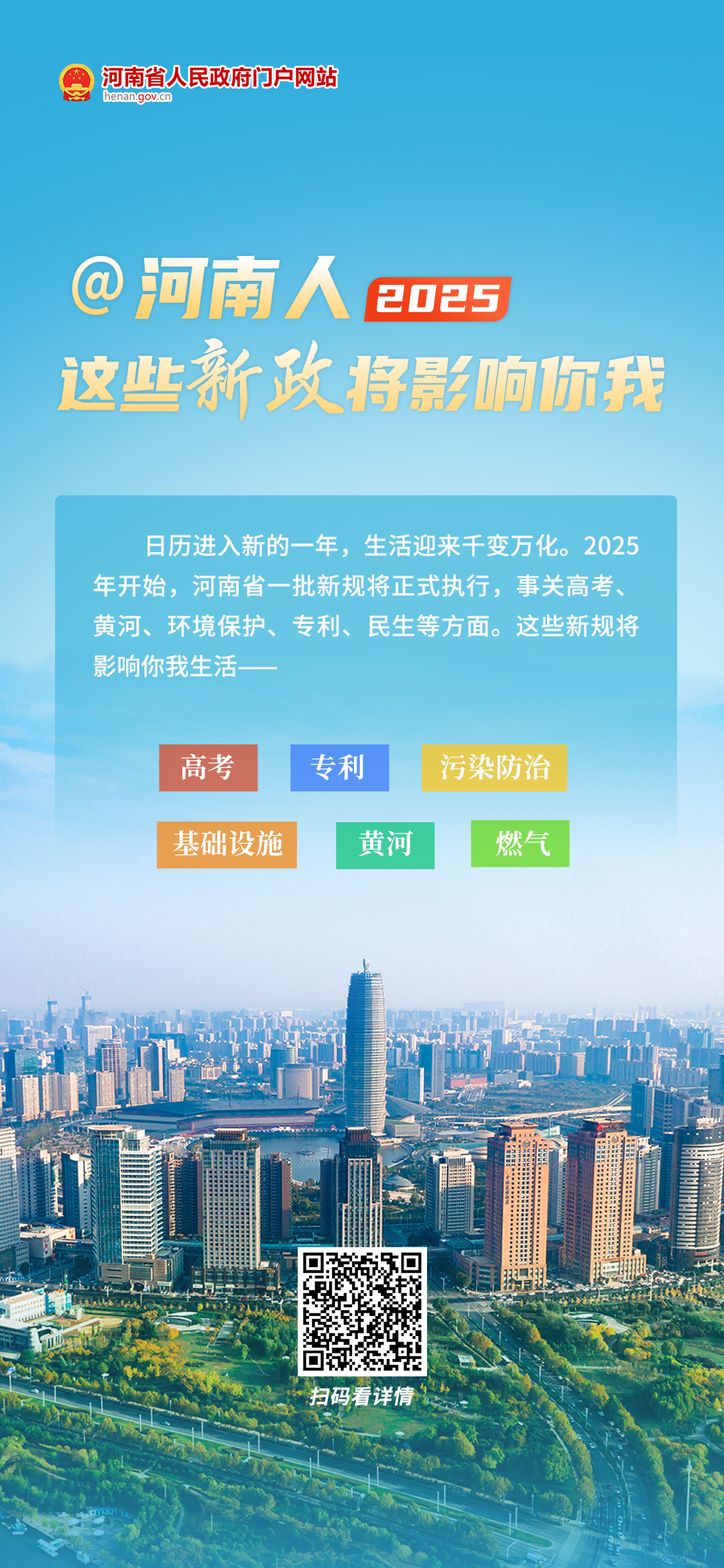 海报丨@河南人,2025年起这些新政将影响你我 海报丨@河南人,2025年起这些新政将影响你我