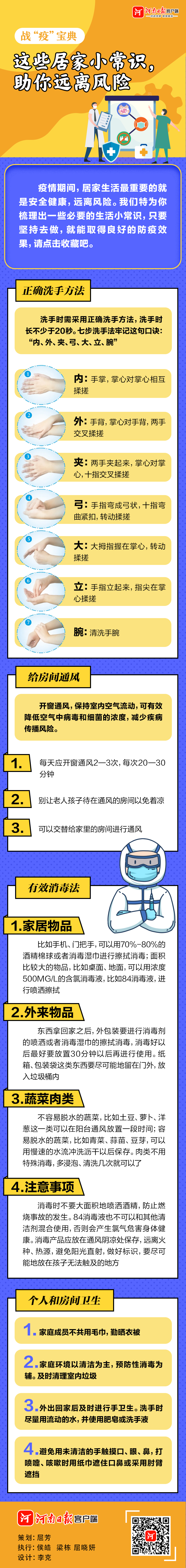 战“疫”宝典 | 这些居家小常识，助你远离风险